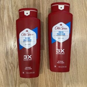 2X Old Spice body wash for men high endurance Fresh HTF Discontinued Rare